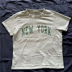 Brandy Melville Green New York Top